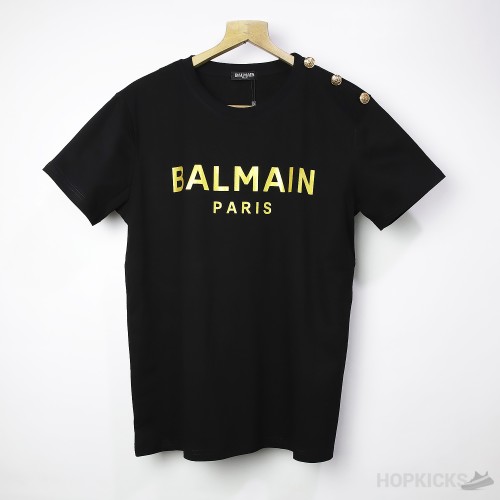 B*lmain Black Gold 3-Button T-Shirt